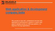 Software and web development company india