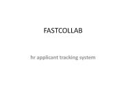 hr applicant tracking system - fastcollab