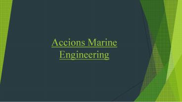 Marine Engineering Importance