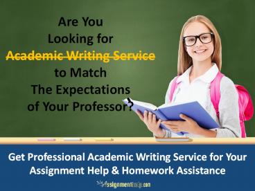 Academic Writing service