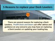 5 Reasons to replace your Dock Levelers