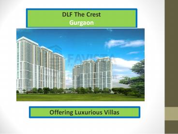 DLF The Crest Gurgaon