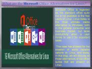 What are the Microsoft Office Alternatives for Linux?