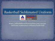 Basketball Sublimated Unifrorms