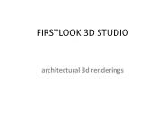 architectural 3d renderings - firstlook3dstudio