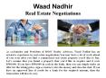 Waad Nadhir - Real Estate Negotiations PowerPoint PPT Presentation