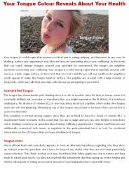 Your Tongue Colour  Reveals about Health | Sehat