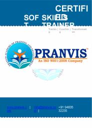 Soft Skills Trainer Certification