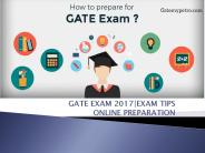 gate exam 2017 |  gate preparation