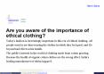 ethical clothing manufacturer PowerPoint PPT Presentation
