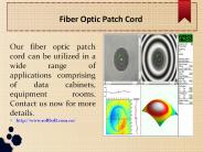 Fiber Optic Patch Cord