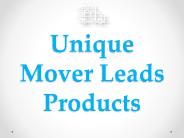 Unique Mover Leads Products