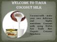 Tiana Coconut Milk PowerPoint PPT Presentation