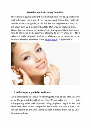 Best tips and tricks to stay beautiful