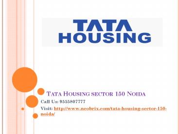 Tata Group presents Tata Housing residential plots