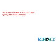 SEO Services Company in india, SEO Expert Agency Ahmedabad - Bonoboz