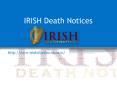 Recent Death Notices PowerPoint PPT Presentation