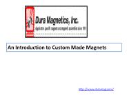 An Introduction to Custom Made Magnets (1)