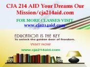 CJA 214 AID Your Dreams Our Mission/cja214aid.com