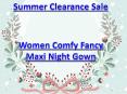 Ladies Hosiery Sleepwear Maxi Night Dress PowerPoint PPT Presentation