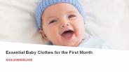 Essential Baby Clothes for the First Month