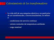 Calentamiento de los transformadores