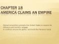Chapter 18 America Claims an Empire PowerPoint PPT Presentation