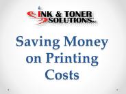 Saving Money on Printing Costs