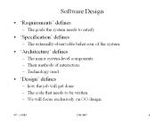Software Design