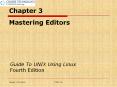 Chapter 3 Mastering Editors PowerPoint PPT Presentation