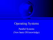 Operating Systems