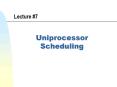 Uniprocessor Scheduling PowerPoint PPT Presentation