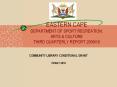 EASTERN CAPE DEPARTMENT OF SPORT RECREATION, ARTS PowerPoint PPT Presentation
