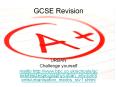 GCSE Revision PowerPoint PPT Presentation