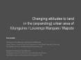 Changing attitudes to land in the (expanding) urban area of Xilunguine / Louren PowerPoint PPT Presentation