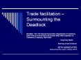 Trade facilitation 