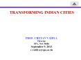TRANSFORMING INDIAN CITIES PowerPoint PPT Presentation