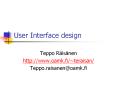User%20Interface%20design PowerPoint PPT Presentation
