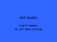 Soil Quality PowerPoint PPT Presentation