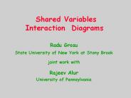 Shared Variables Interaction Diagrams
