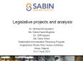 Legislative projects and analysis PowerPoint PPT Presentation