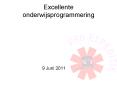 Excellente onderwijsprogrammering PowerPoint PPT Presentation