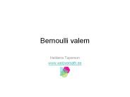 Bernoulli valem