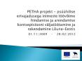 PETHA projekt - ps PowerPoint PPT Presentation