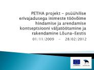 PETHA projekt - ps