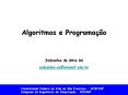 Algoritmos e Programa PowerPoint PPT Presentation