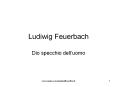 Ludiwig Feuerbach PowerPoint PPT Presentation