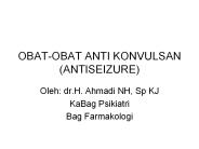 OBAT-OBAT ANTI KONVULSAN (ANTISEIZURE)
