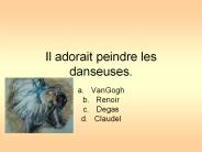 Il adorait peindre les danseuses.