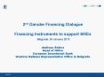 2nd Danube Financing Dialogue Financing Instruments to support SMEs Belgrade, 24 January 2013  Andreas Beikos Head of Office European Investment Bank Western Balkans Representative Office in Belgrade    11 PowerPoint PPT Presentation